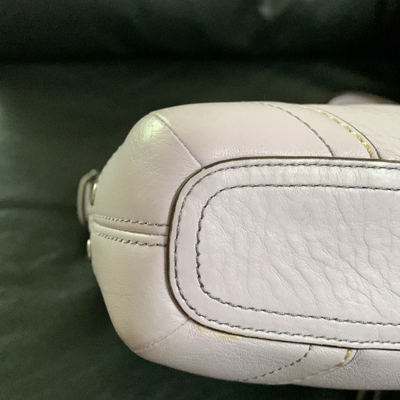 Coach Crossbody/Shoulder Leather Bag, Lavender Color - Picture 11 of 16